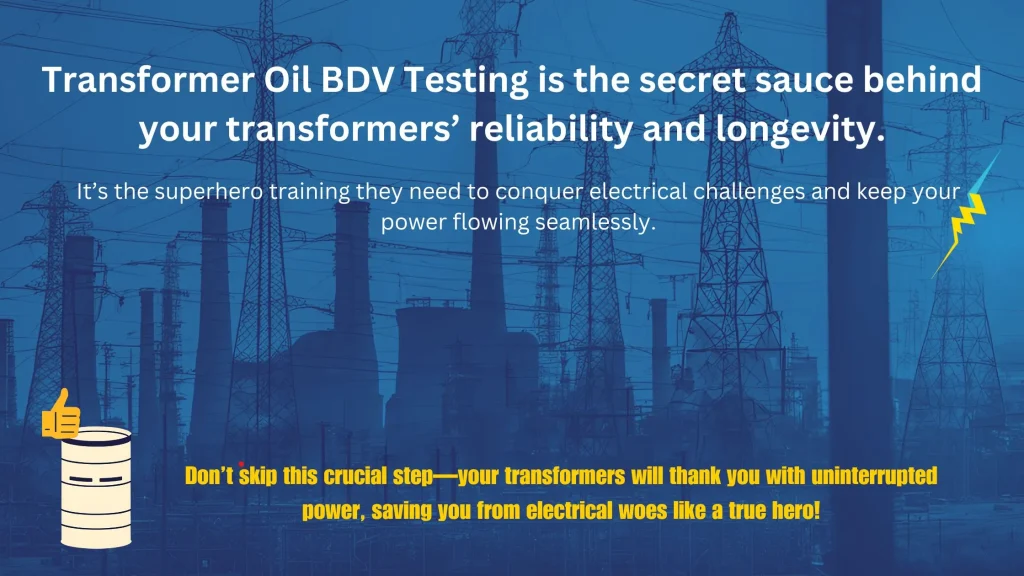 transformer oil bdv testing